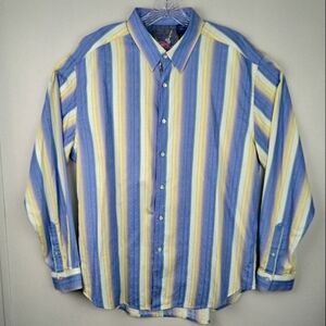 Robert Graham Embroidered Long Sleeve Button Down Shirt Sz. XL